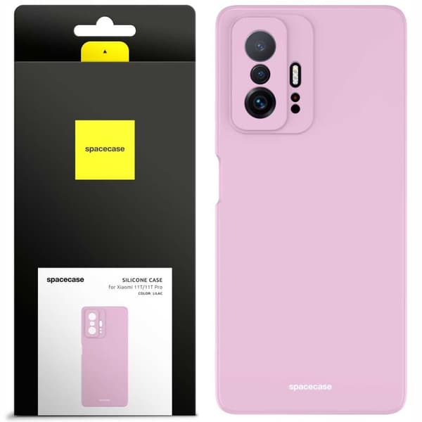 Spacecase Silikonecase För Xiaomi Phone 11T 11T Pro Lilac Case