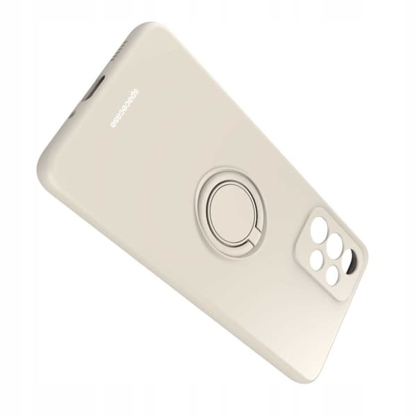 Spacecase Silicone Case Ring For Samsung Galaxy A33 5G Bone
