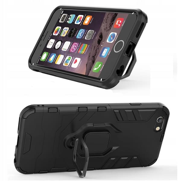 Spacecase Case X-Ring Cover För Iphone 6 6S Plus Svart
