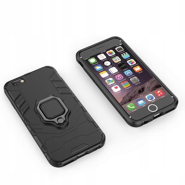 Spacecase Case X-Ring Cover För Iphone 6 6S Plus Svart