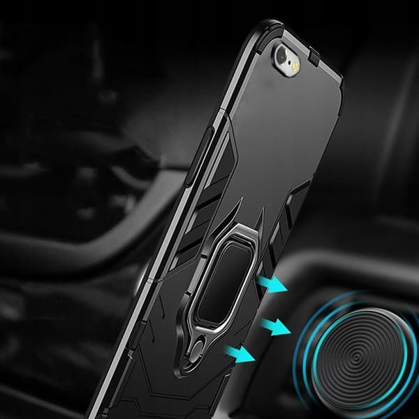 Spacecase Case X-Ring Cover För Iphone 6 6S Plus Svart
