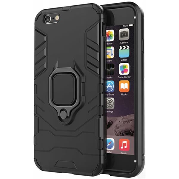 Spacecase Case X-Ring Cover För Iphone 6 6S Plus Svart