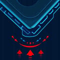Miniatyrbilde 5 av 6: Spacecase Case Galaxy S8+ Airring Blåt Telefondeksel
