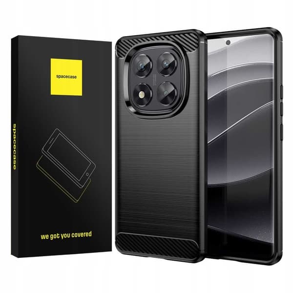 Spacecase Case Cover För Xiaomi Redmi Note 14 Pro 5G Black