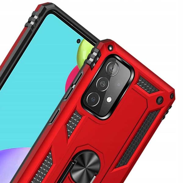 Varusteen Kotelon Kansi Samsung Galaxy A52 5G Red:Lle