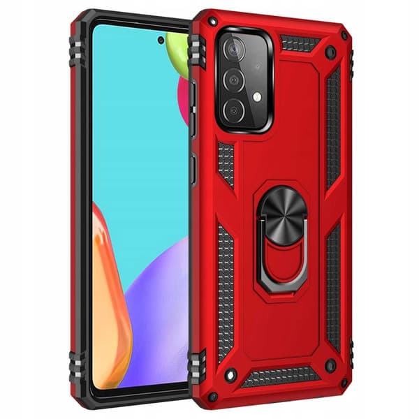 Varusteen Kotelon Kansi Samsung Galaxy A52 5G Red:Lle