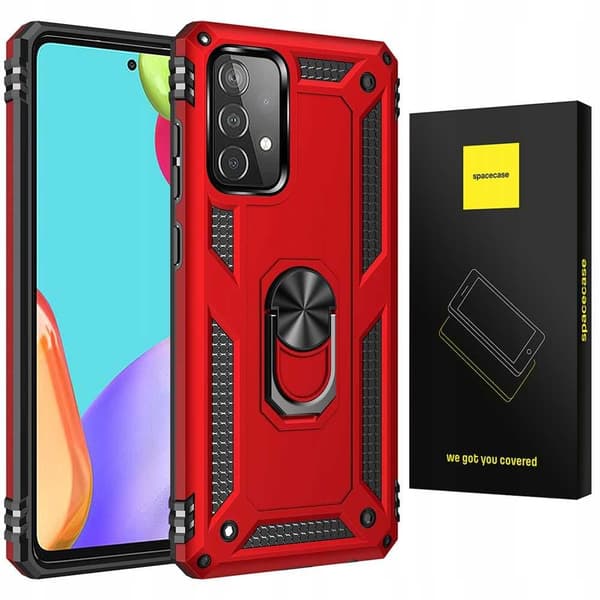 Varusteen Kotelon Kansi Samsung Galaxy A52 5G Red:Lle