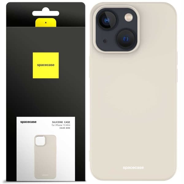 Spacecase Silikonikuoro Iphone 13 Mini Bone Cover:Lle