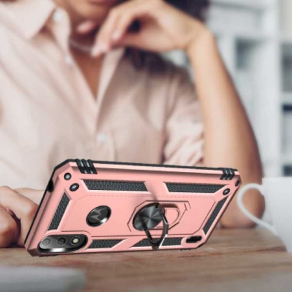 Spacecase Case Cover Till Motorola E7 E7I Power Pink Sc Ring Nx