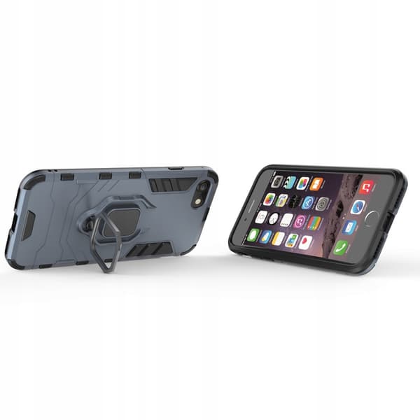 Spacecase X-Ring Case For Iphone 7 8 Se 2020 Blå