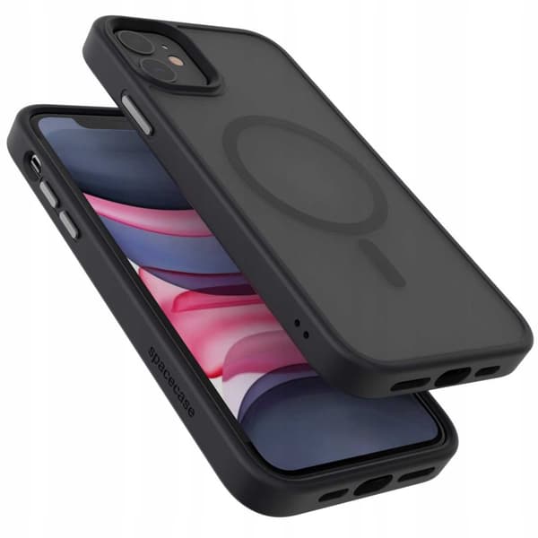 Spacecase Hybrid Case För Iphone 11 Magnetic Black