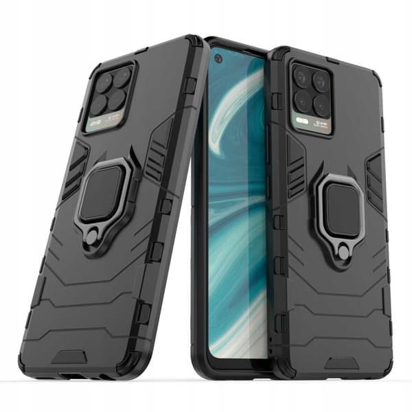 Spacecase Deksler For Realme 8 8 Pro Phone Svart