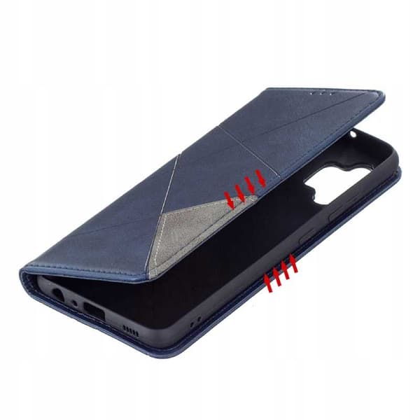 Zaps Ekske Origami-Deksel For Samsung Galaxy A32 4G Blå
