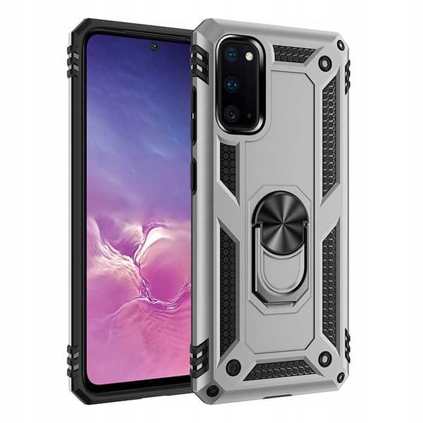 Spacecase Ring Nx Case Deksel For Samsung Galaxy S20 Silver