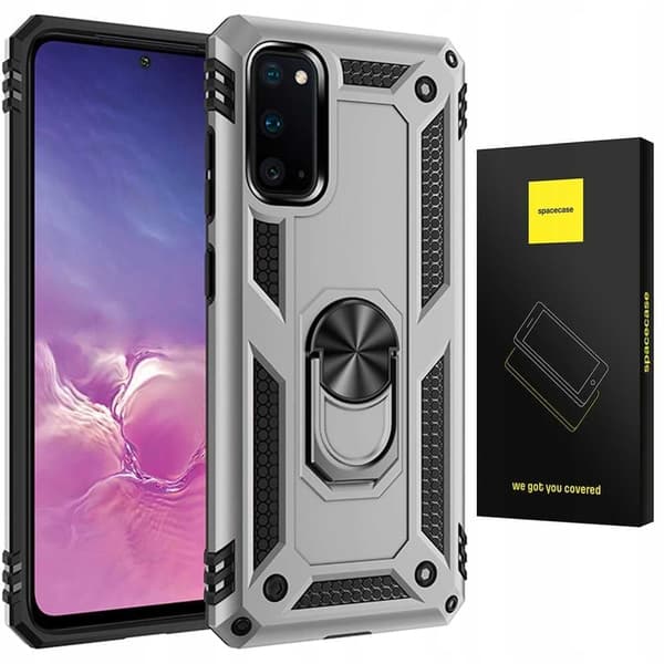 Spacecase Ring Nx Case Deksel For Samsung Galaxy S20 Silver