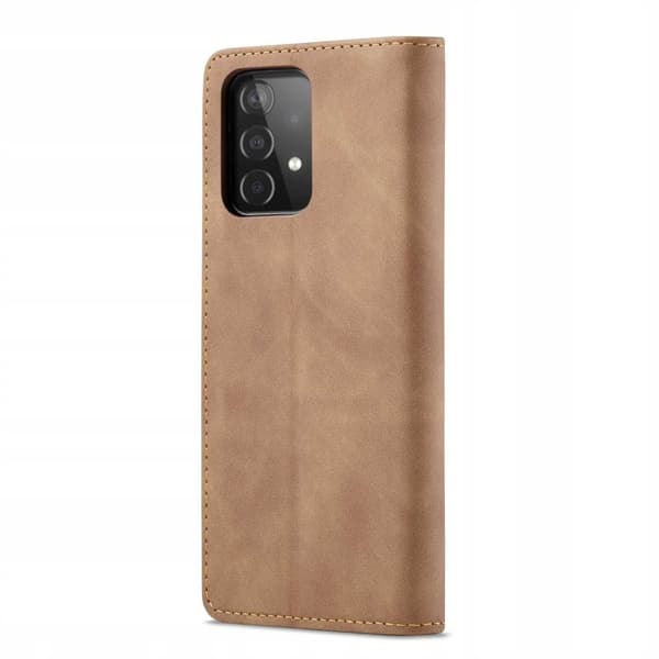 Spacecase Case Wallet Case Til Samsung Galaxy A52 5G Lysebrun