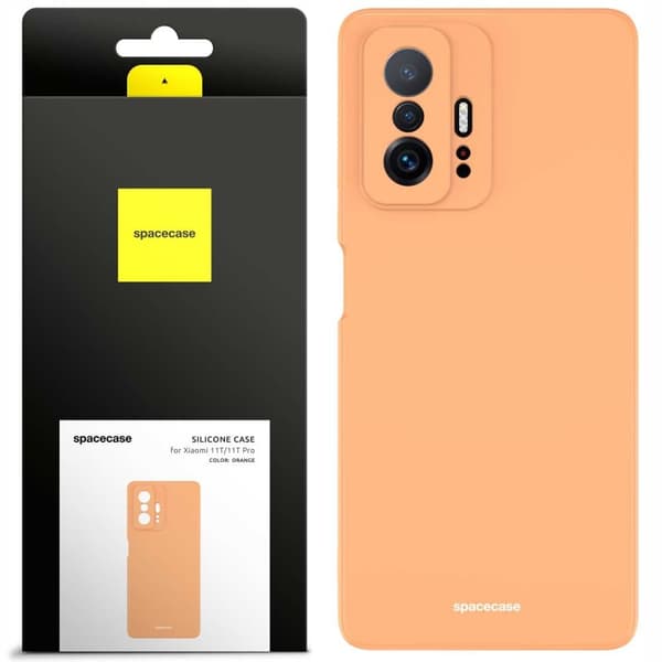 Spacecase Case Silikone Cover Til Xiaomi 11T 11T Pro Orange