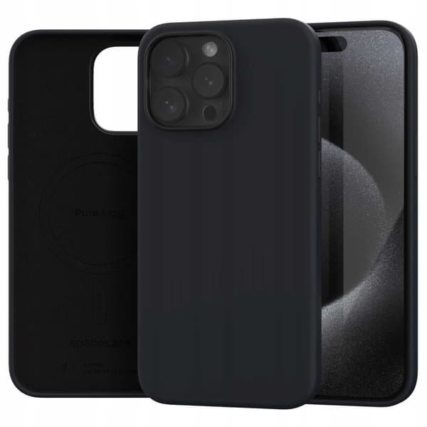 Iphone 15 Pro Max Sc Pure Mag Black Spacecase Kotelon Kansi