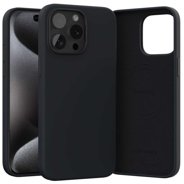 Iphone 15 Pro Max Sc Pure Mag Black Spacecase Kotelon Kansi