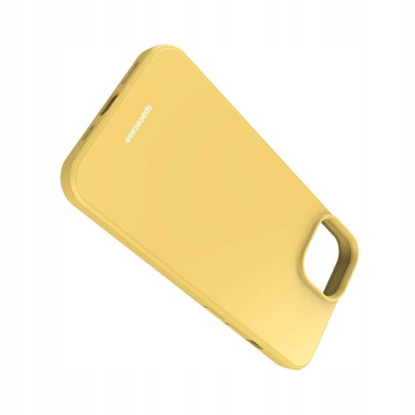 Spacecase Silikone Case Til Iphone 14 Gul Telefonbeskyttelse