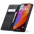 Miniatyrbillede 1 af 11: Spacecase Wallet Case Til Iphone 15 Pro Max Sort Case