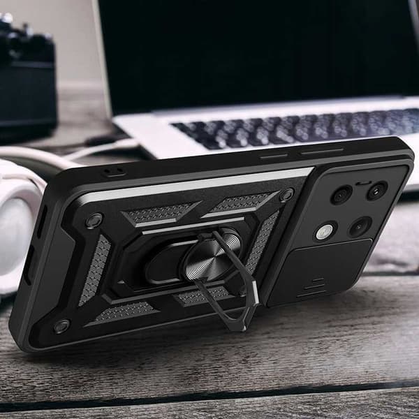 Spacecase Case Cover För Xiaomi Redmi Note 13 5G Svart
