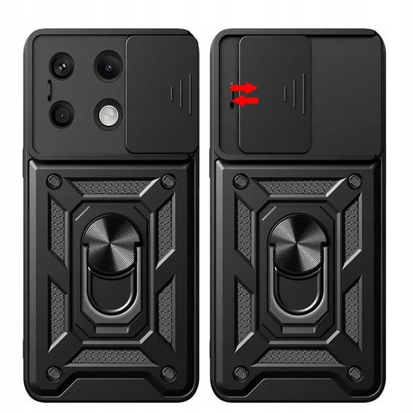 Spacecase Case Cover För Xiaomi Redmi Note 13 5G Svart