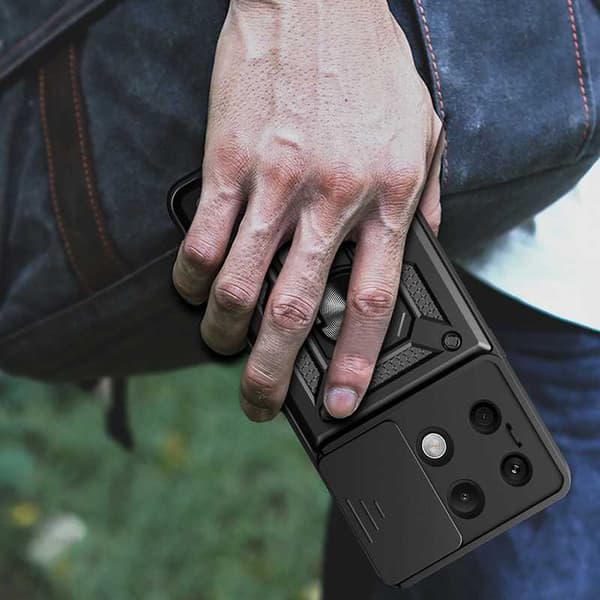 Spacecase Case Cover För Xiaomi Redmi Note 13 5G Svart