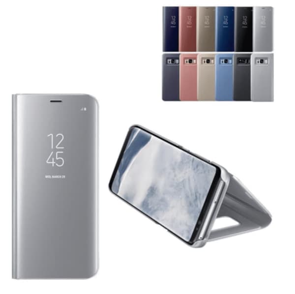 Samsung Galaxy S21 Exklusivt Fodral - Flip Cover - Clear View - 6 Färger