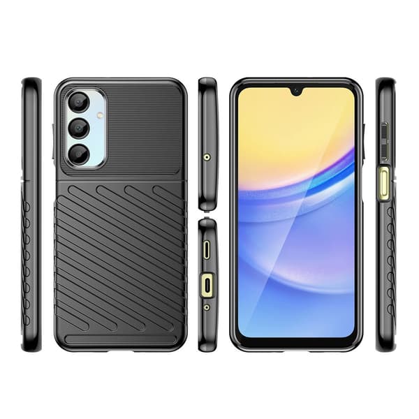 Silikonskal till Samsung Galaxy A56/A36 - Svart