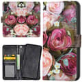 Miniatyrbilde 1 av 2: Samsung Galaxy S25 - Lommebok Deksel Blomster