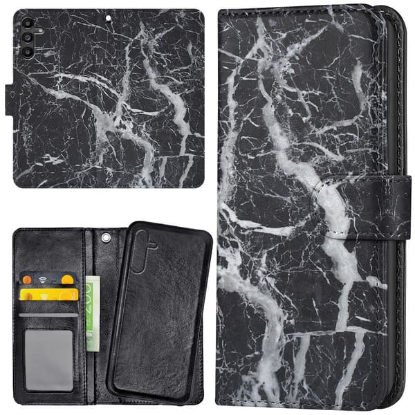 Samsung Galaxy S25 - Lommebok Deksel Marmor