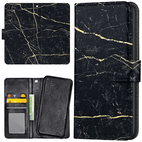 Samsung Galaxy S25 - Lommebok Deksel Marmor
