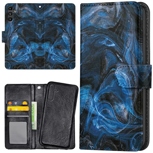 Samsung Galaxy S25 - Lommebok Deksel Marmor