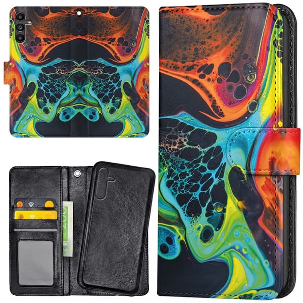 Samsung Galaxy S25 - Lommebok Deksel Marmor
