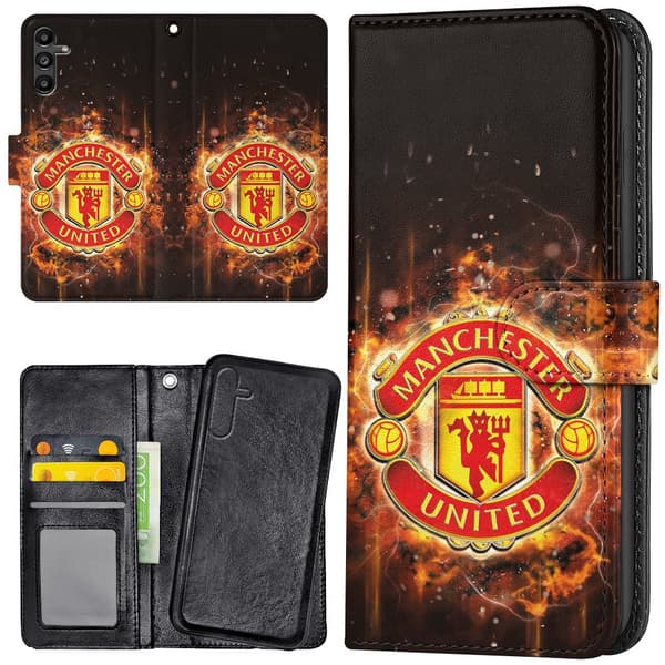 Samsung Galaxy S25 - Plånboksfodral/Skal Manchester United