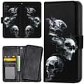 Miniatyrbilde 1 av 2: Samsung Galaxy S25 - Lommebok Deksel Skulls
