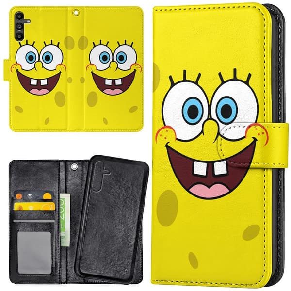 Samsung Galaxy S25 Plus - Lommebok Deksel Svampebob