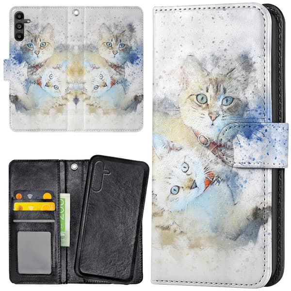 Samsung Galaxy S25 Plus - Lommebok Deksel Katter