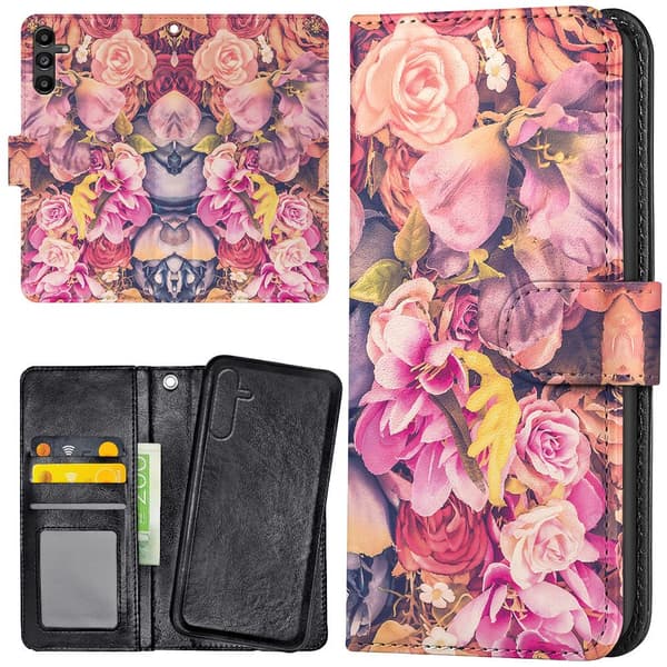 Samsung Galaxy S25 Plus - Plånboksfodral/Skal Roses