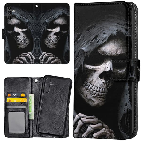 Samsung Galaxy S25 Plus - Lommebok Deksel Grim Reaper