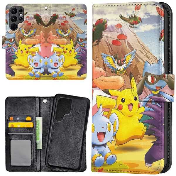 Samsung Galaxy S25 Ultra - Lompakkokotelo/Kuoret Pokemon