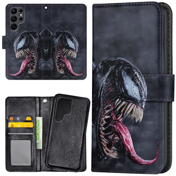 Samsung Galaxy S25 Ultra - Plånboksfodral/Skal Venom