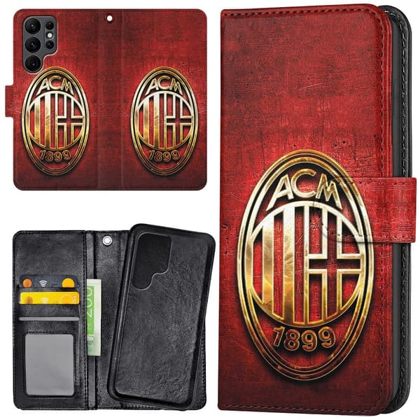 Samsung Galaxy S25 Ultra - Lommebok Deksel A.C Milan