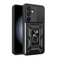 Miniatyrbild 1 av 3: Hybrid Armor Camshield Skal med mobilring och kameraskydd till Samsung Galaxy A36 - Svart