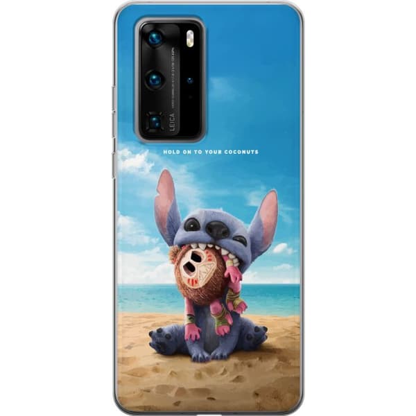 Huawei P40 Pro Läpinäkyvä kuori Stitch