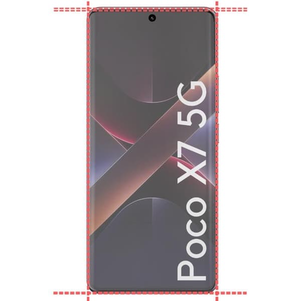 Chock-skydds skal - Phonillico - Xiaomi Poco X7 5G - Mjuk - Transparent - 2 Härdat glas
