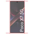 Miniatyrbild 4 av 6: Chock-skydds skal - Phonillico - Xiaomi Poco X7 5G - Mjuk - Transparent - 2 Härdat glas