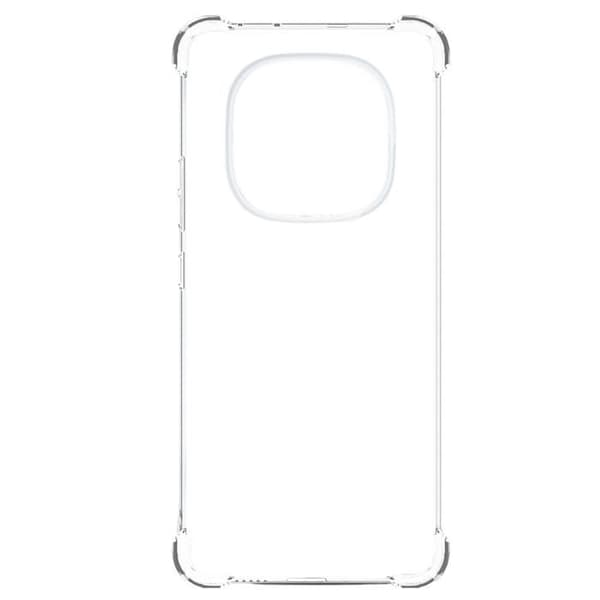 Chock-skydds skal - Phonillico - Xiaomi Poco X7 5G - Mjuk - Transparent - 2 Härdat glas