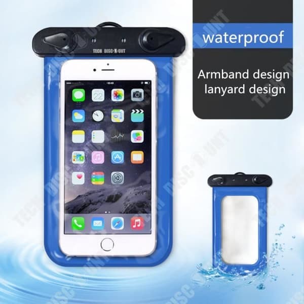 TD® universal vattentätt fodral mobiltelefon skyddsfodral vattentätt skal iphone samsung vattentät smartphone android